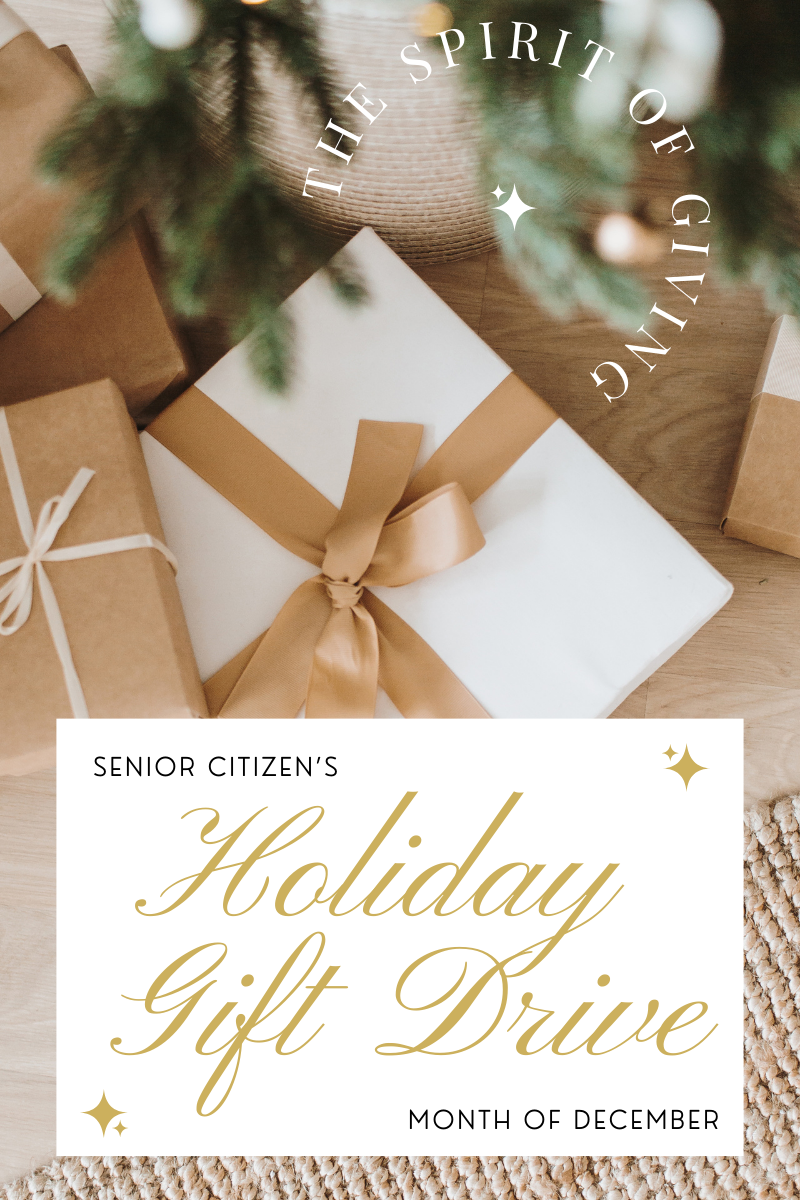 Spreading Holiday Cheer: Our Gift Drive for Senior Citizens
